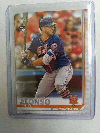 2019 Topps Series 2 475 Pete Alonso RC York Mets Rookie Card 2
