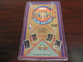 1991 - 92 Upper Deck Basketball Factory Wax Box - Rookies - Jordans