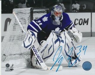 James Reimer Signed Licensed Photo Toronto Maple Leafs 8 " X 10 " Canes