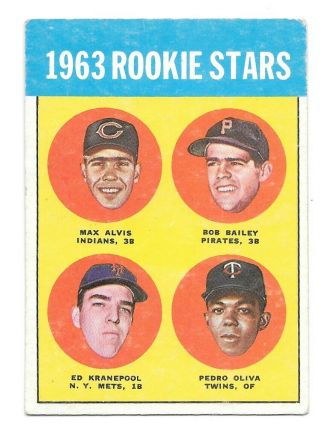 1963 Topps 228 Tony Pedro Oliva Rc Kranepool Mets Twins