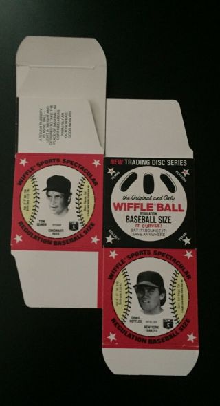 1977 Wiffle Ball Flat Box With Tom Seaver Trading Card - Cincinnati Reds