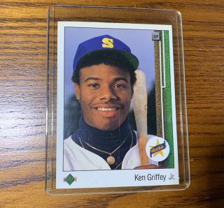 1989 Upper Deck Baseball Card: Ken Griffey Jr.  Rookie Card.