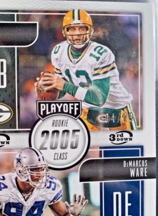 2016 Playoff Class Reunion 3rd Down Aaron Rodgers/DeMarcus Ware - 4/25 2