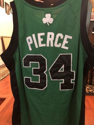 Paul Pierce Boston Celtics Jersey Size 48 Green St Patricks Adidas Black