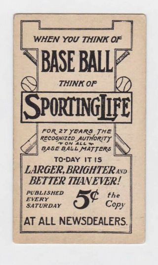 1911 M116 Sporting Life - Rube Waddell 2