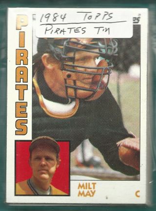 1984 Topps Pittsburgh Pirates Team Set (30)