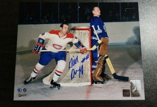 Dick Duff Signed/autographed 8x10 Photo Montreal Canadiens