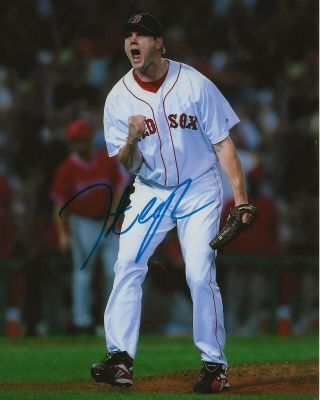 Boston Red Sox Jonathan Papelbon Autographed 8x10 W/coa