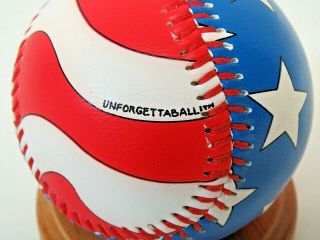 Vintage Wallen 1995 Unforgettaball Baseball Usa Stars & Stripes Collectors Ball