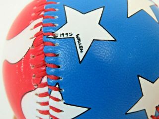 Vintage Wallen 1995 Unforgettaball Baseball USA Stars & Stripes Collectors Ball 3