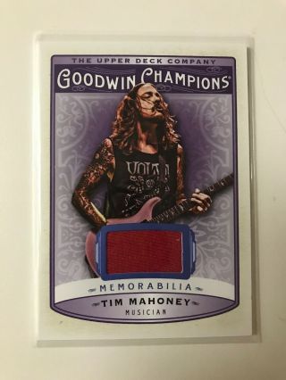 2019 Upper Deck Goodwin Champions Tim Mahoney M - Ym Patch Relic 311 Band
