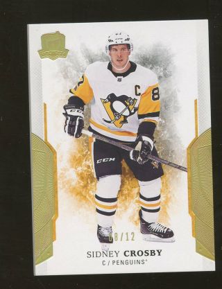 2017 - 18 Ud The Cup Gold Sidney Crosby Pittsburgh Penguins 8/12