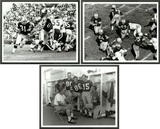 3 Green Bay Packers 8x10 Photos Vince Lombardi Bart Starr Jim Taylor P Hornung