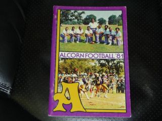 1981 Alcorn State College Football Media Guide Box 10
