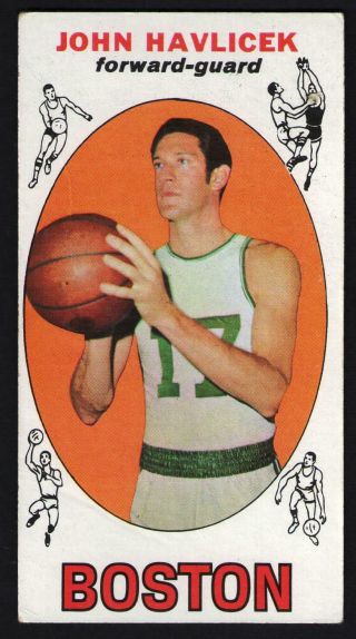 1969 Topps Basketball 20 John Havlicek Celtics Rc Rookie Hof