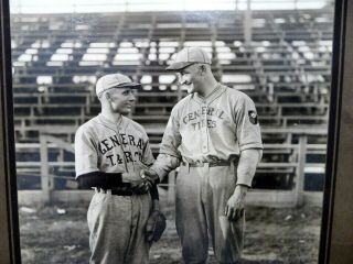 1919 Goodyear Baseball Field Akron Oh Rip King Robert Groff Photo General Tire