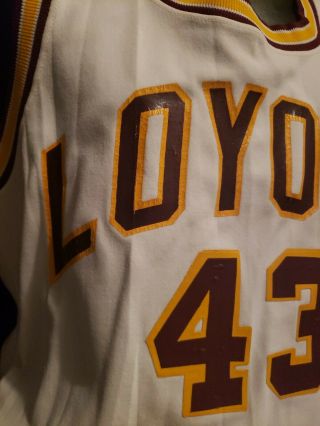 Loyola Chicago Ramblers Vintage Basketball Jersey White Adult L 2