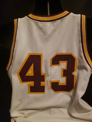 Loyola Chicago Ramblers Vintage Basketball Jersey White Adult L 4