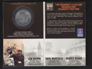 Bill Willis 1946 - 2006 Cleveland Browns 60th Anniversary Commemorative Coin 1/4