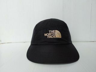 Vintage 5 Panel The North Face Black Hat Cap K2 2001 Park 