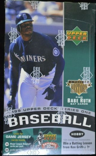 1999 Upper Deck Series One Baseball Hobby Box - Factory