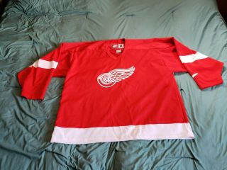 Vintage Nike Detroit Red Wings Hockey Jersey Xxl