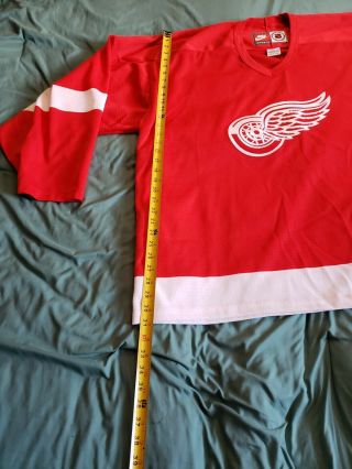 Vintage Nike Detroit Red Wings Hockey Jersey XXL 4