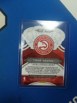 Trae Young 2018 - 19 Crown Royal Auto 69/99 2