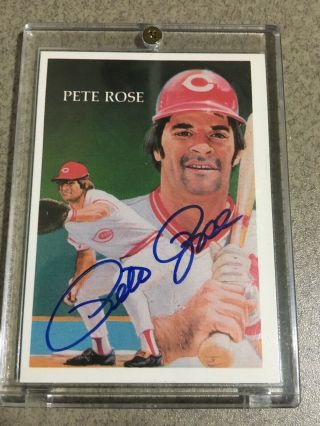 1985 Topps Pete Rose Baseball Card Set Rare Auto Cincinnati Reds