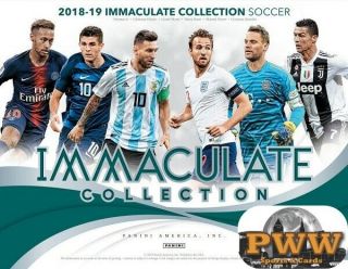 Mexico 2018/19 Panini Immaculate Soccer 6 Box Case Break 2
