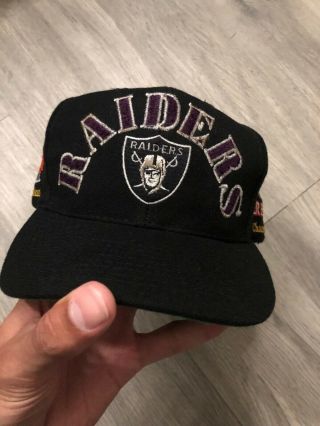 Los Angeles Raiders Snapback Annco Hat Cap Bowl Vintage Blockhead Letters