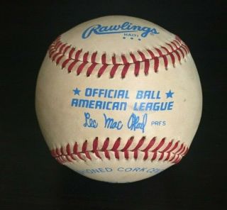 Rawlings Official Lee Macphail American League Baseball