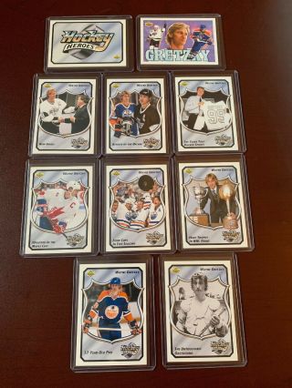 1992 - 93 Upper Deck Wayne Gretzky Hockey Heroes Complete Set Of Ten