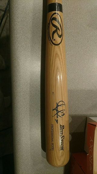 Jay Buhner Autographed Baseball Bat Seattle Mariners Rawlings