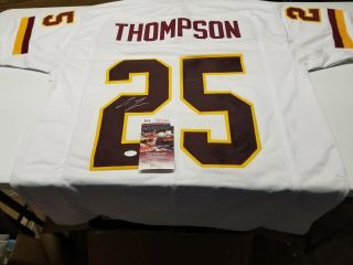 Chris Thompson Autographed Washington Redskins Jersey Jsa Witness Protection