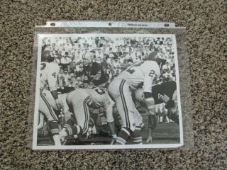 Bart Starr Green Bay Packers Bowl 1 Press Photograph 8 X 10