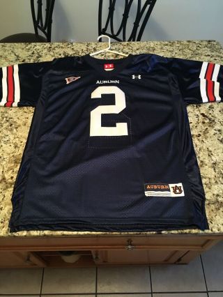 Cam Newton Stitched Size 50 Auburn Under Armour College Football Jersey