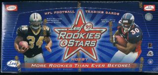 1999 Leaf Rookies & Stars Football Factory Hobby Box