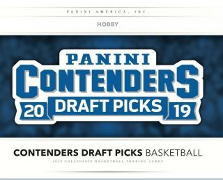 2019 - 20 Panini Contenders Draft Picks Basketball Hobby Box Zion Williams