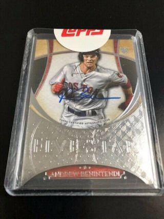 2017 Topps Five Star Andrew Benintendi Boston Red Sox On Card Auto Rc