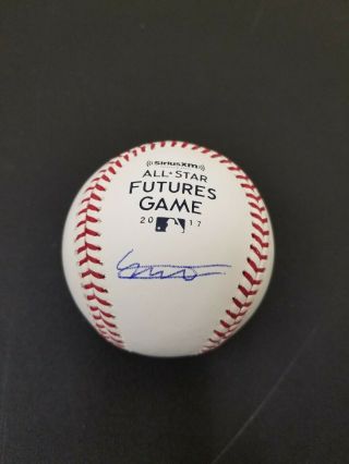 Vladimir Guerrero Jr.  Autographed 2017 All - Star Futures Ball Jsa Blue Jays