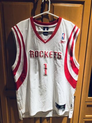 Vintage Reebok Tracy Mcgrady Houston Rockets Jersey Size Large