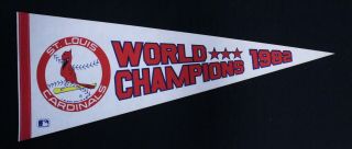 1982 World Champions St.  Louis Cardinals Full Size Pennant P71