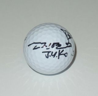 Jin Young Ko Signed Auto 