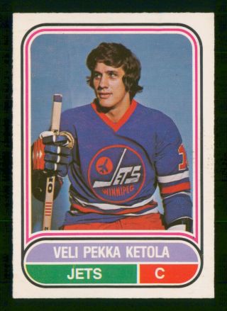 Veli Pekka Ketola Rc 1975 - 76 O - Pee - Chee Wha 75 - 76 No 15 Ex,  31304