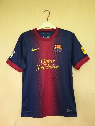 Fc Barcelona 2012\2013 Home Football Jersey Camiseta Soccer Maglia Shirt Nike