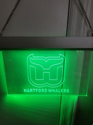 Vintage Hartford Whalers " Light Up " Sign