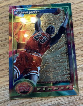 1993 - 94 Topps Finest 1 Michael Jordan Sweet