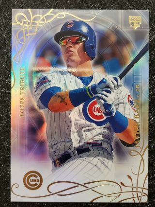 2015 Topps Tribute 8 Javier Baez Chicago Cubs Rc Rookie Baseball Card Nm