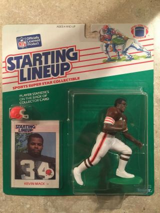 1988 Starting Lineup Football – Kevin Mack – Cleveland Browns